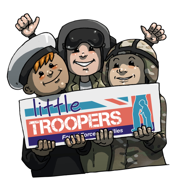 Troopers holding logo no background